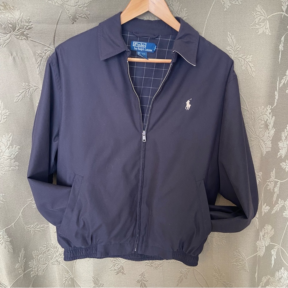 Vintage Polo Ralph Lauren Pony Golf windbreaker Bomber Dark Brown